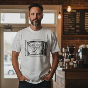 A piece of Iconic Portland History! Tom Peterson's Graphic T-Shirt